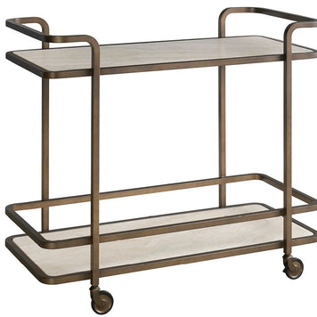 AGED GOLD BAR CART