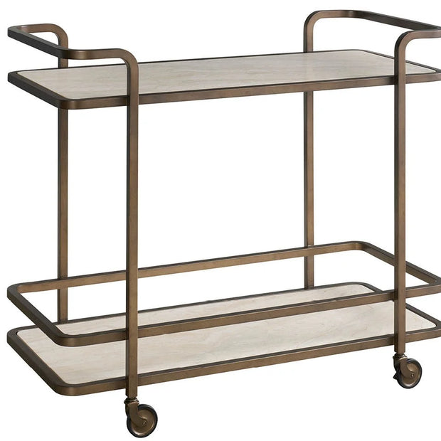 AGED GOLD BAR CART