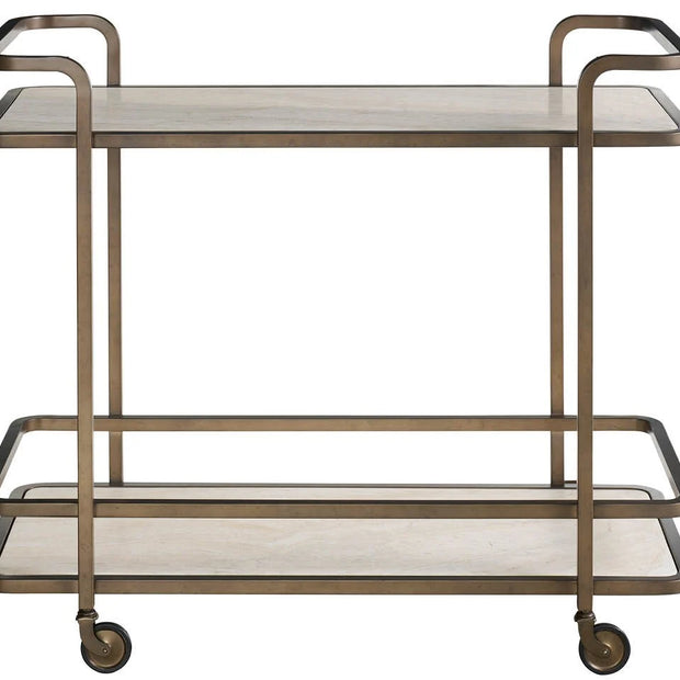 AGED GOLD BAR CART