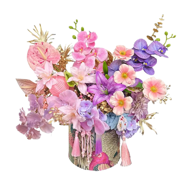 "Eternal Blush" Artificial Floral Art