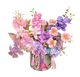 "Eternal Blush" Artificial Floral Art