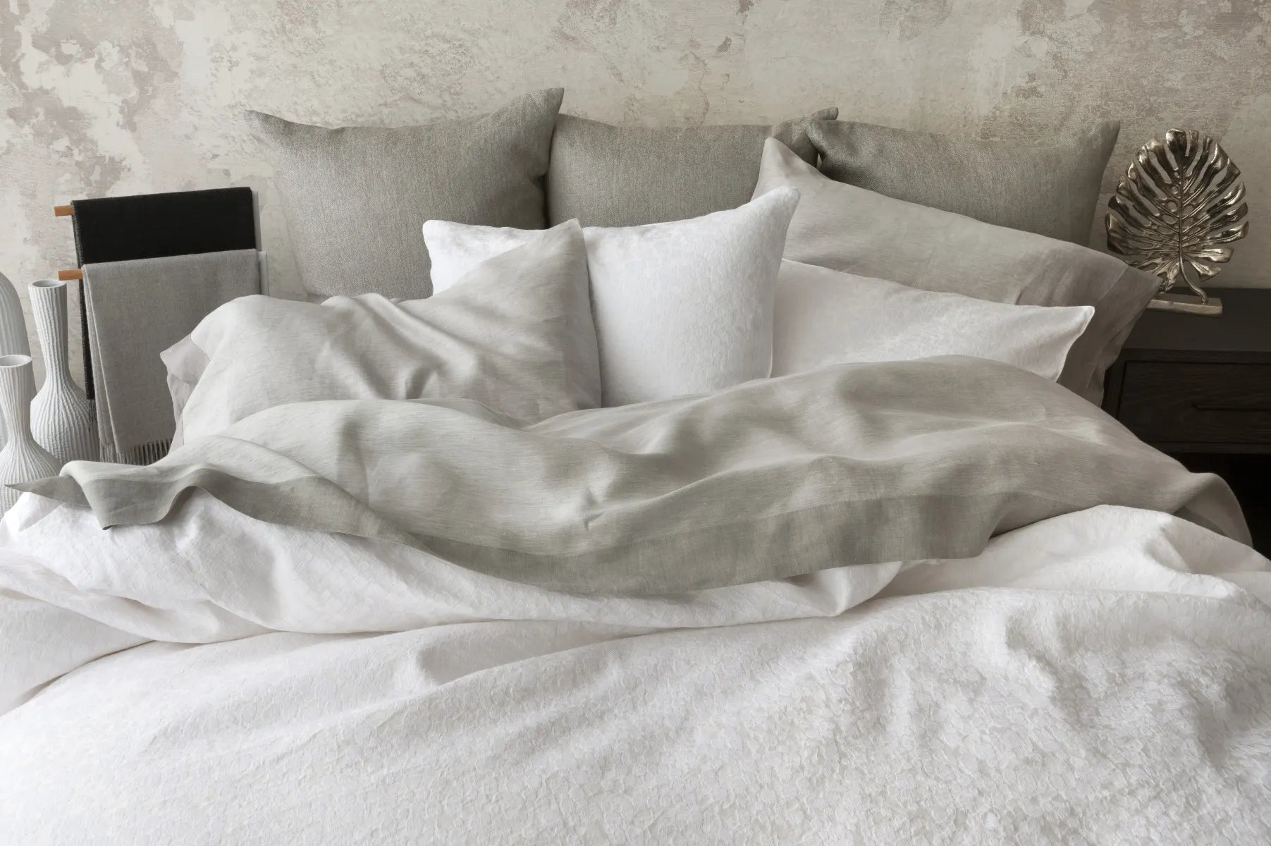 St Genève | Halo | Jacquard Duvet Cover
