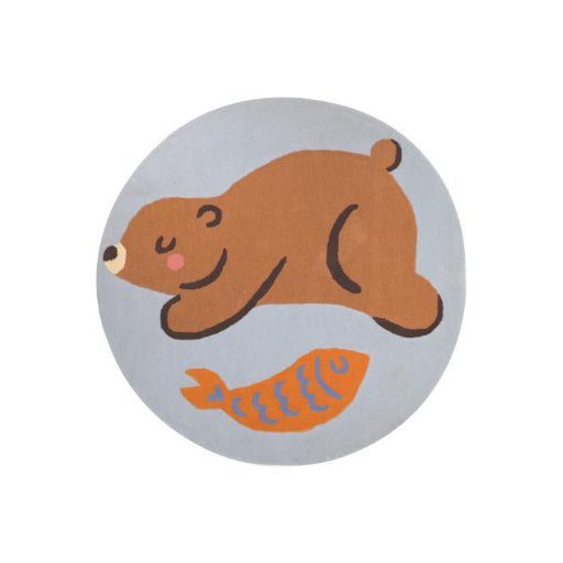 Bear & Fish Rug