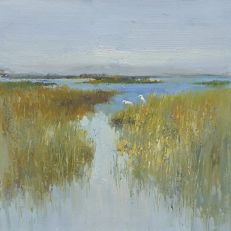 Marsh with Egrets