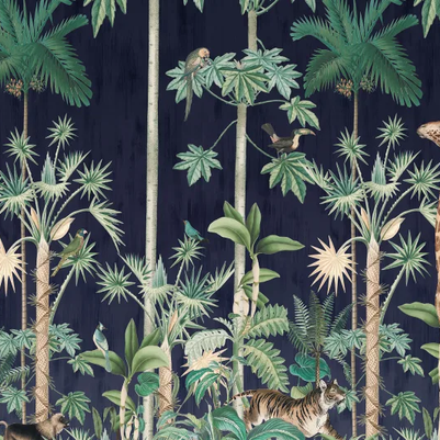 Giraffe's Stroll, Nightfall