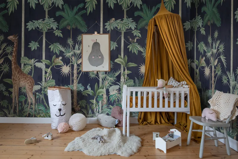 Giraffe's Stroll, Nightfall