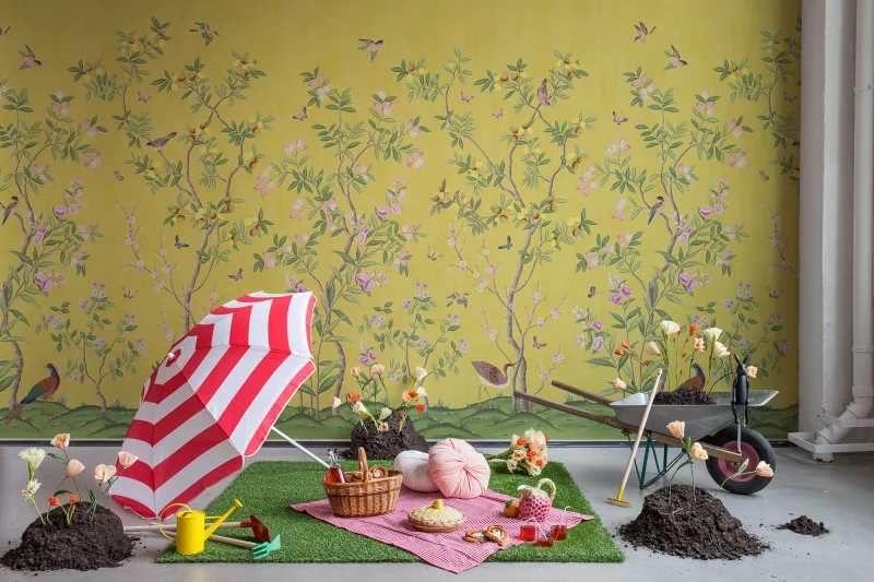 Chinoiserie Chic, Saffron