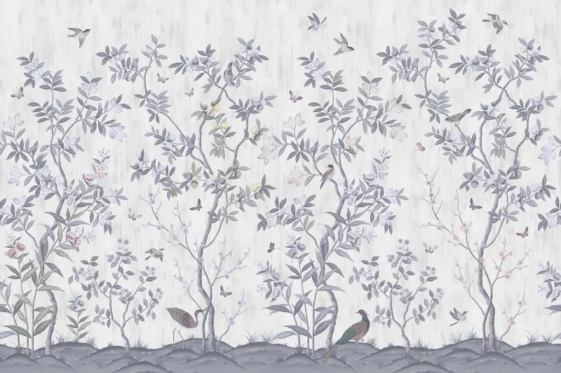 Chinoiserie Chic, Pearl Gray