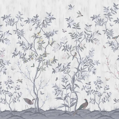 Chinoiserie Chic, Pearl Gray