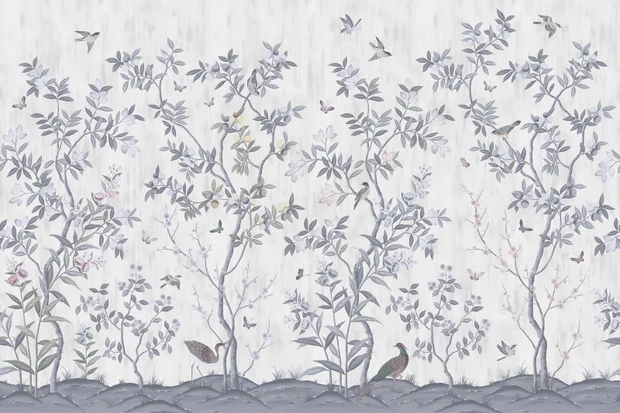 Chinoiserie Chic, Pearl Gray